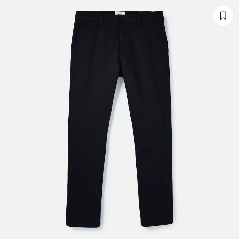 WILLS
Garment Dyed Easy Trouser
 in Navy size 34